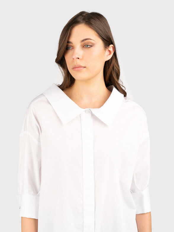 Cotton poplin shirt - 4