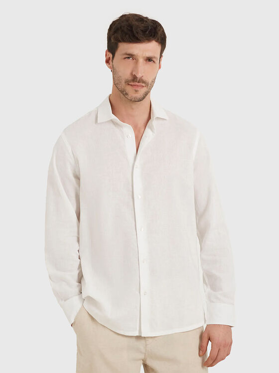 FREE TIME shirt in linen blend - 1