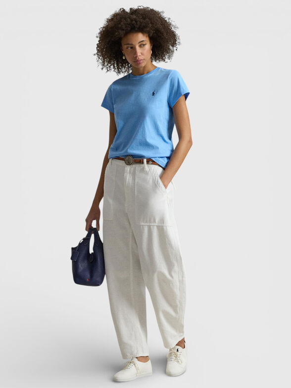 Cotton T-shirt with a crew neck - 2