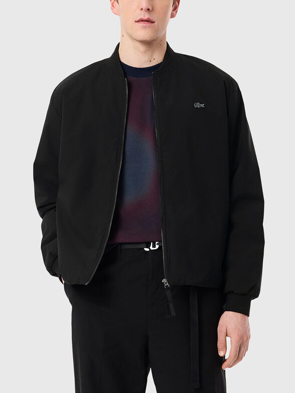 Bomber jacket with logo embroidery - 1