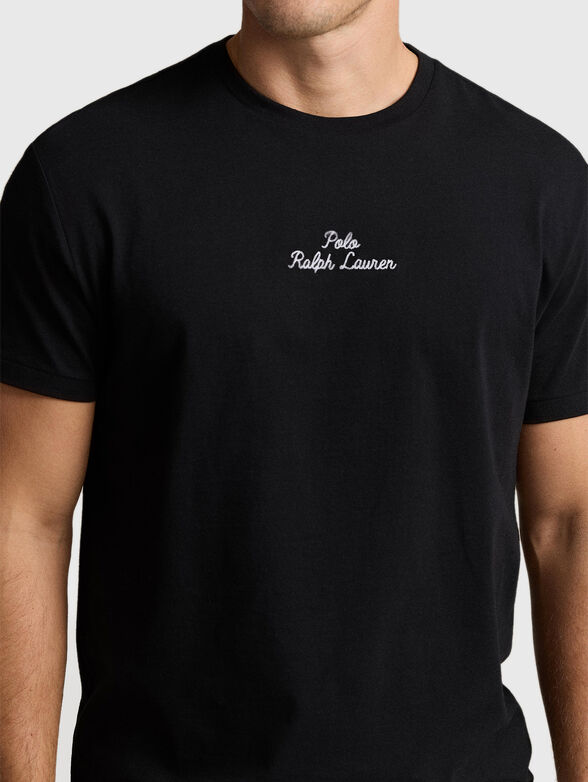Black T-shirt with logo - 4