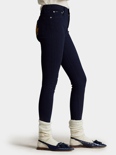 Skinny jeans with embroidered Pony logo - 3