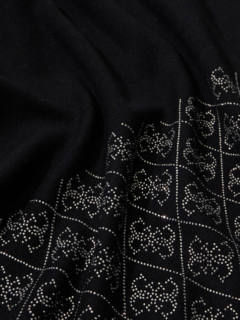 NORA scarf with rhinestones - 3