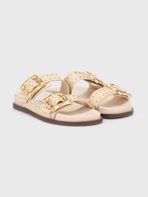 Sandals with golden details - 1