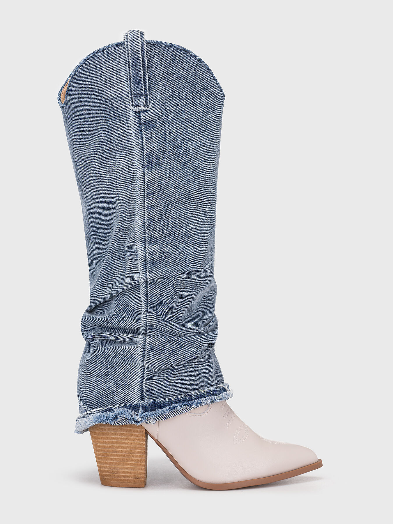 Steve madden denim boots sale