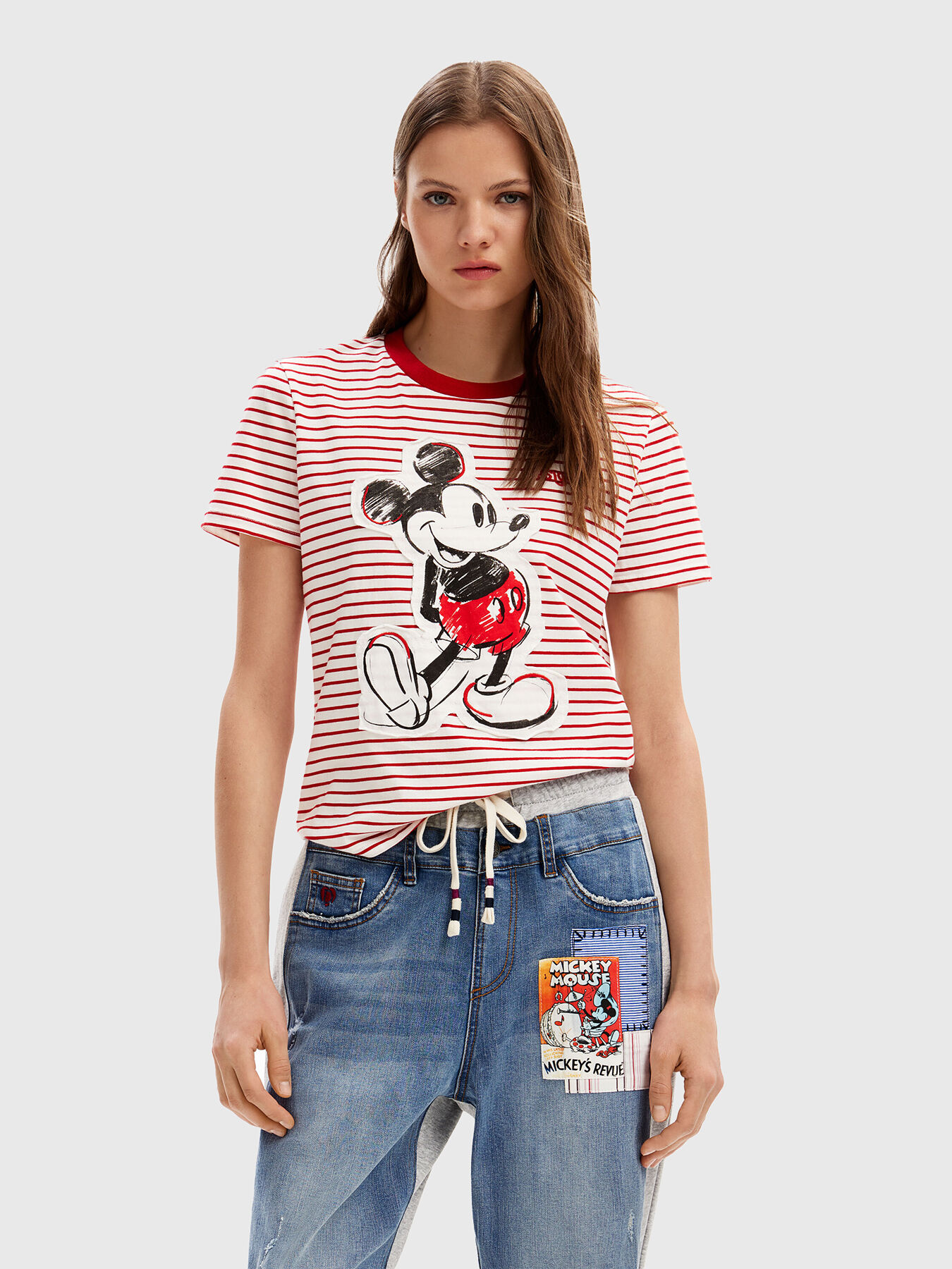 Mickey mouse striped shirt store