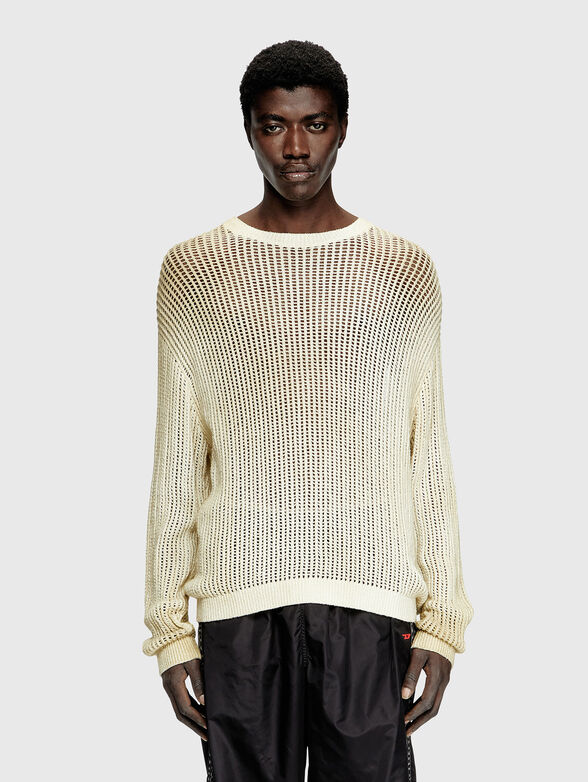 K-SKUAT knitted sweater with oval neckline - 1