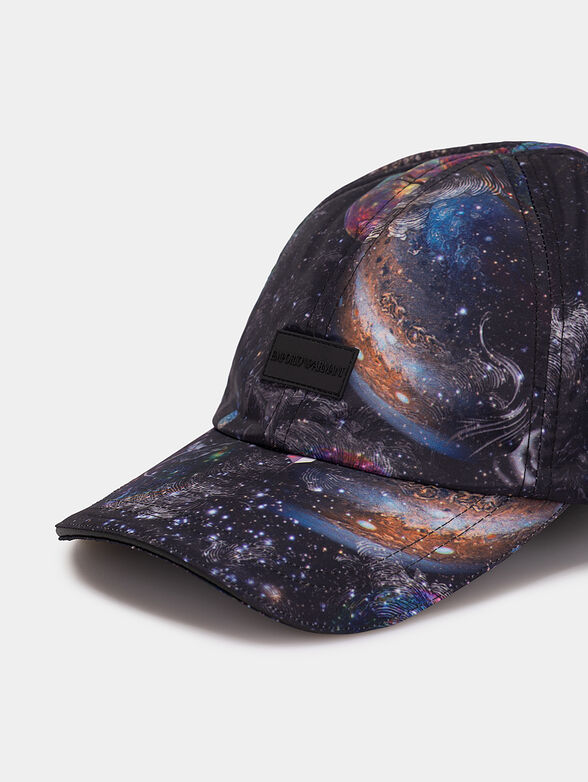 Baseball cap with multicolor print - 3