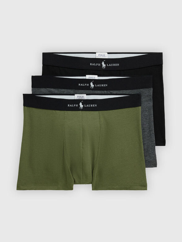 Set of three pairs of cotton boxers - 1