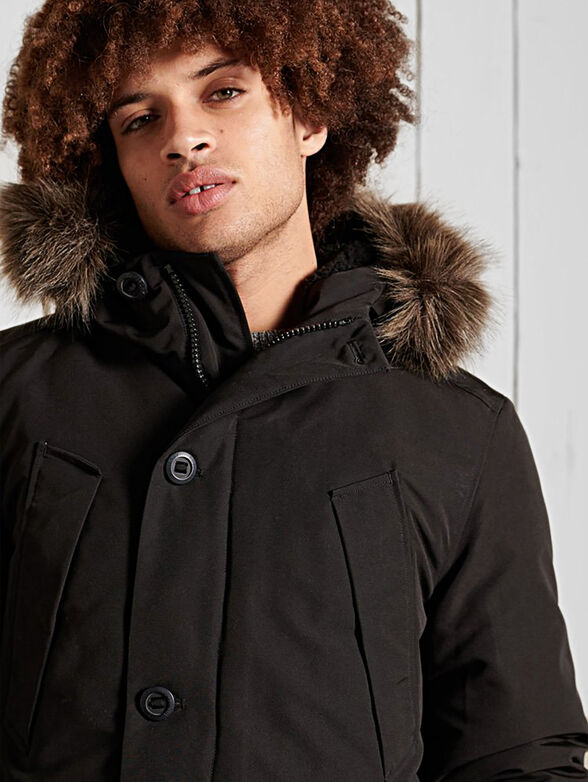 Winter jacket with a hood - 4