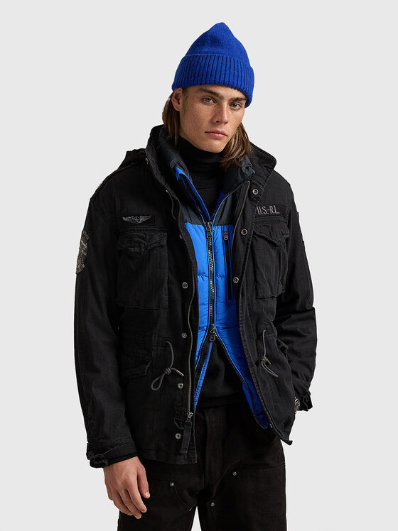 Black transitional jacket - 1