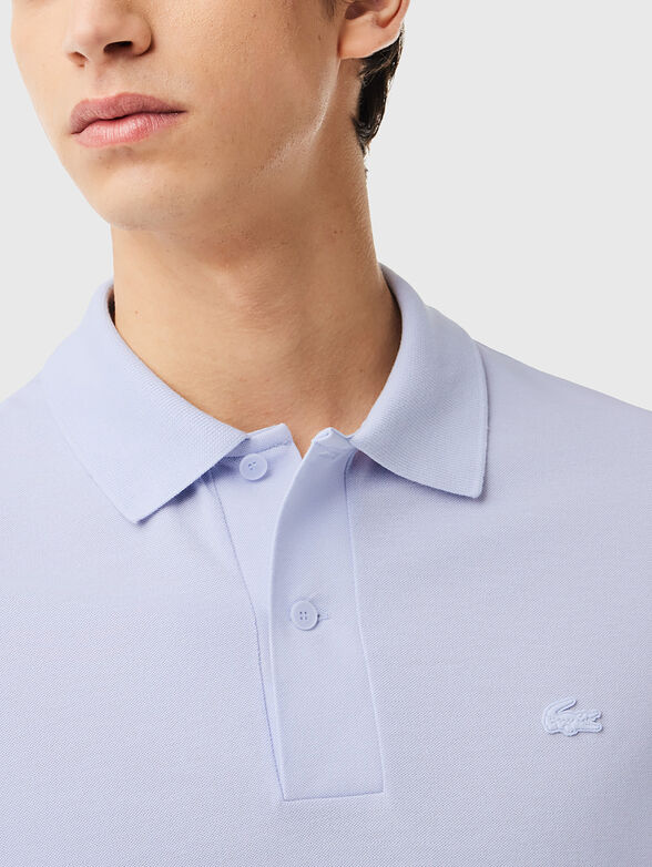 Logo-detail polo shirt in black - 4