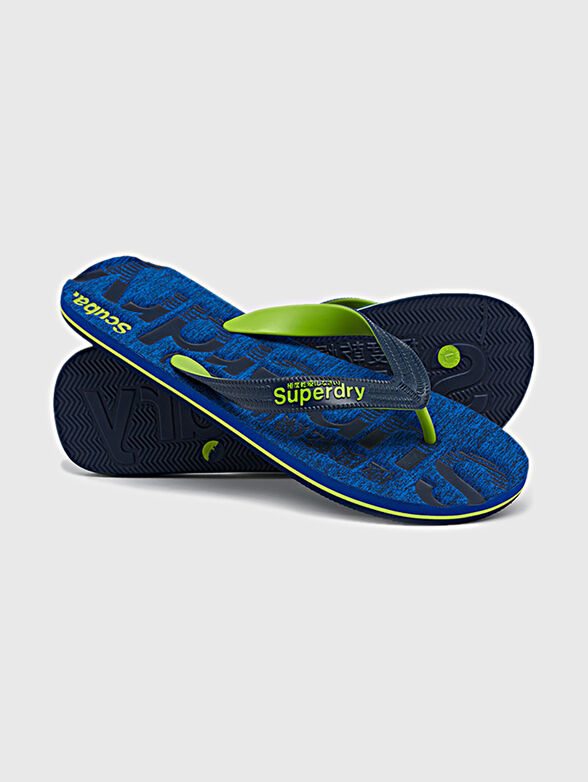 Flip-flops in blue color - 1