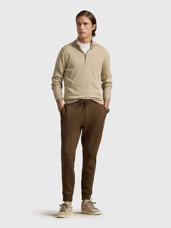Sweatpants with logo embroidery - 4