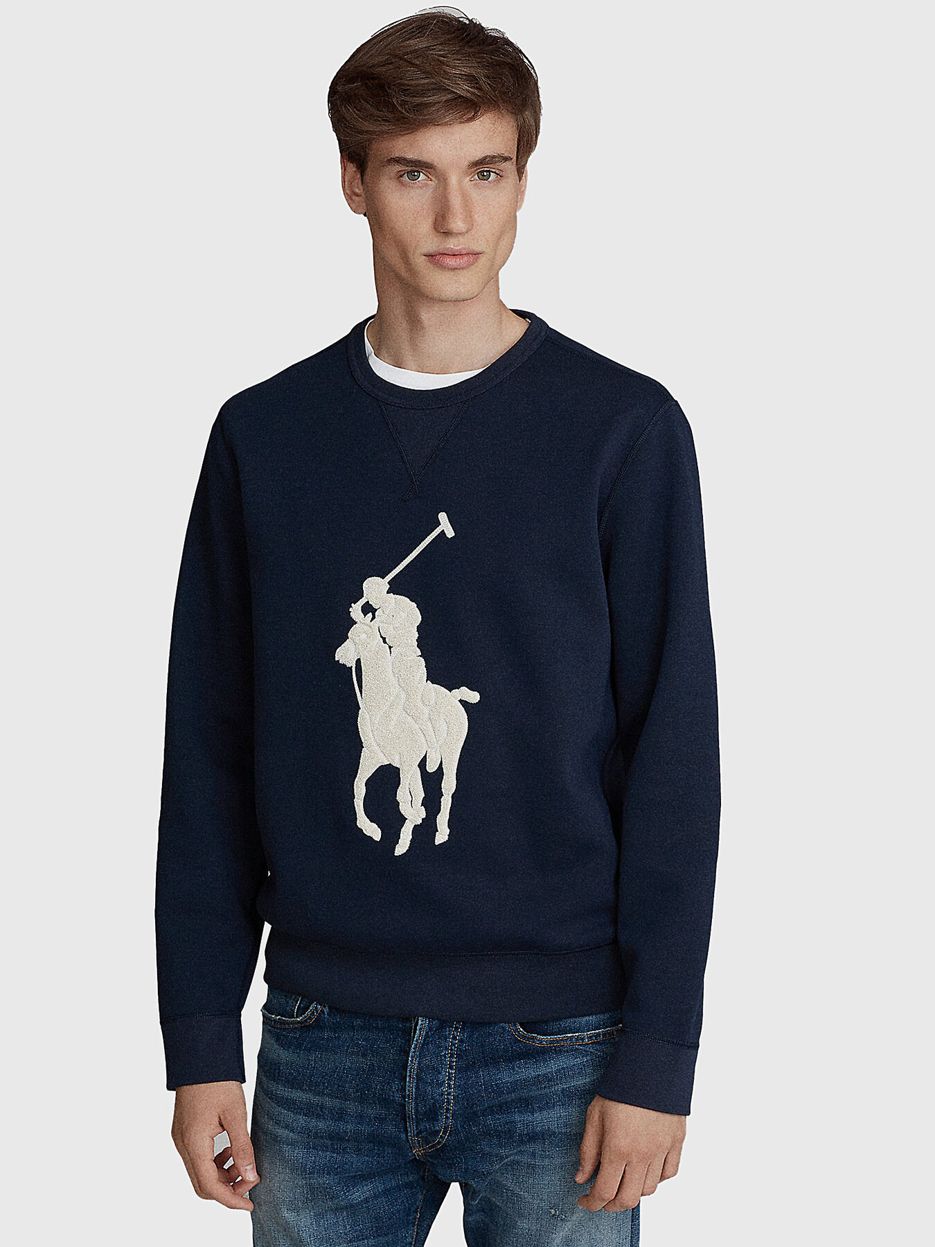 Sweatshirt with maxi logo brand POLO RALPH LAUREN — Globalbrandsstore.com/en