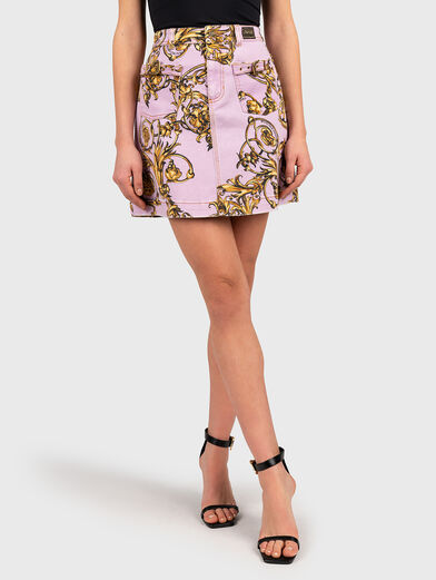 Skirt with baroque print - 1