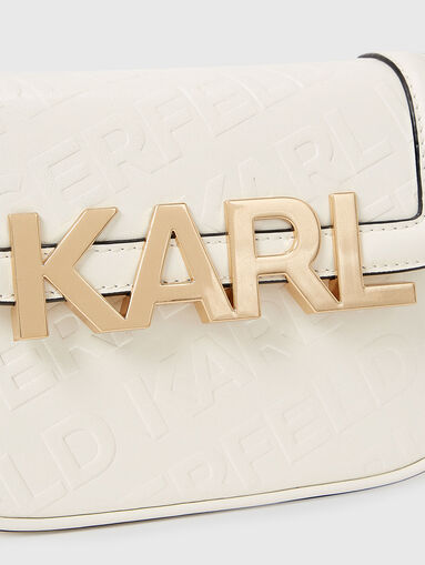 K/LETTERS black bag with logo accent - 4