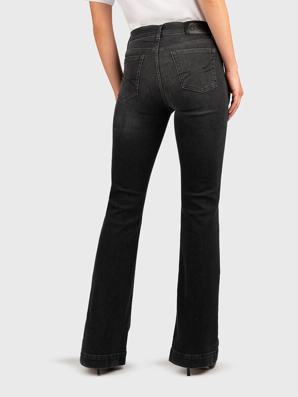 Straight jeans with worn effect - 2