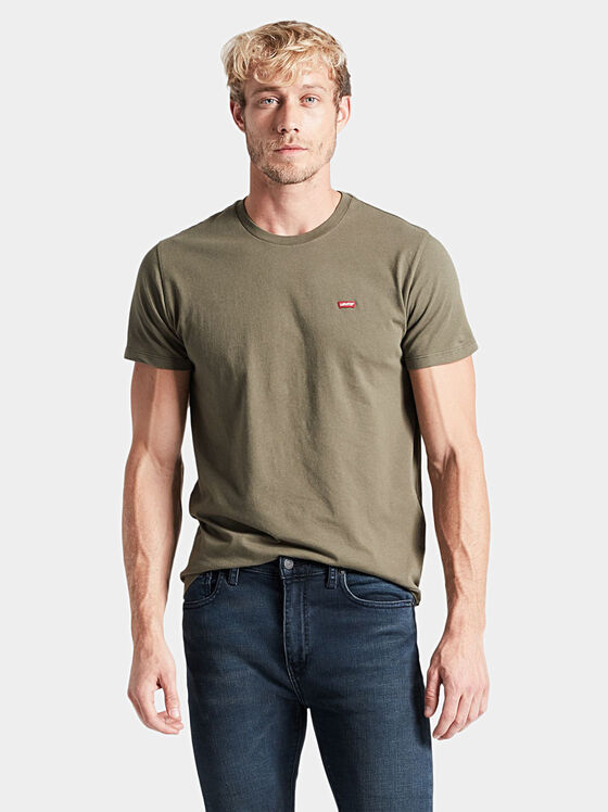 Тениска Levi's® HAUSEMARK с лого детайл - 1