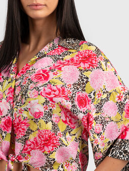 Shirt with floral motifs - 4