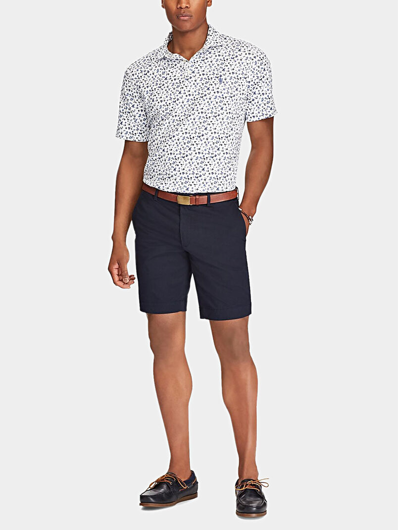 Elegant shorts in blue color - 2