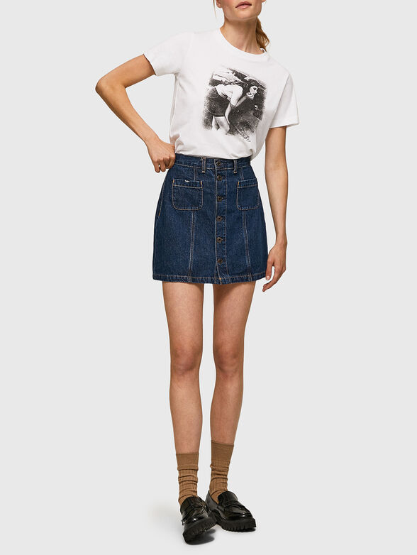 SANY white T-shirt with print - 2