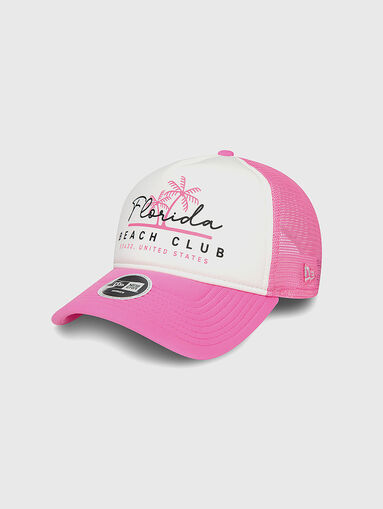 Cap with contrast visor and print - 4
