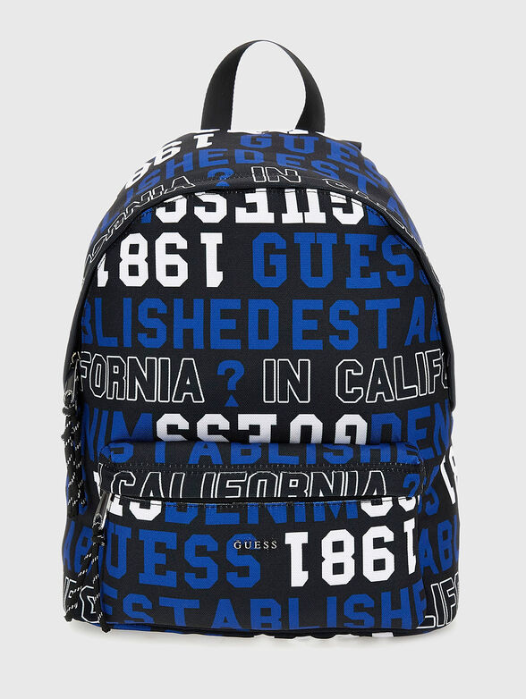 Backpack with contrasting print - 1