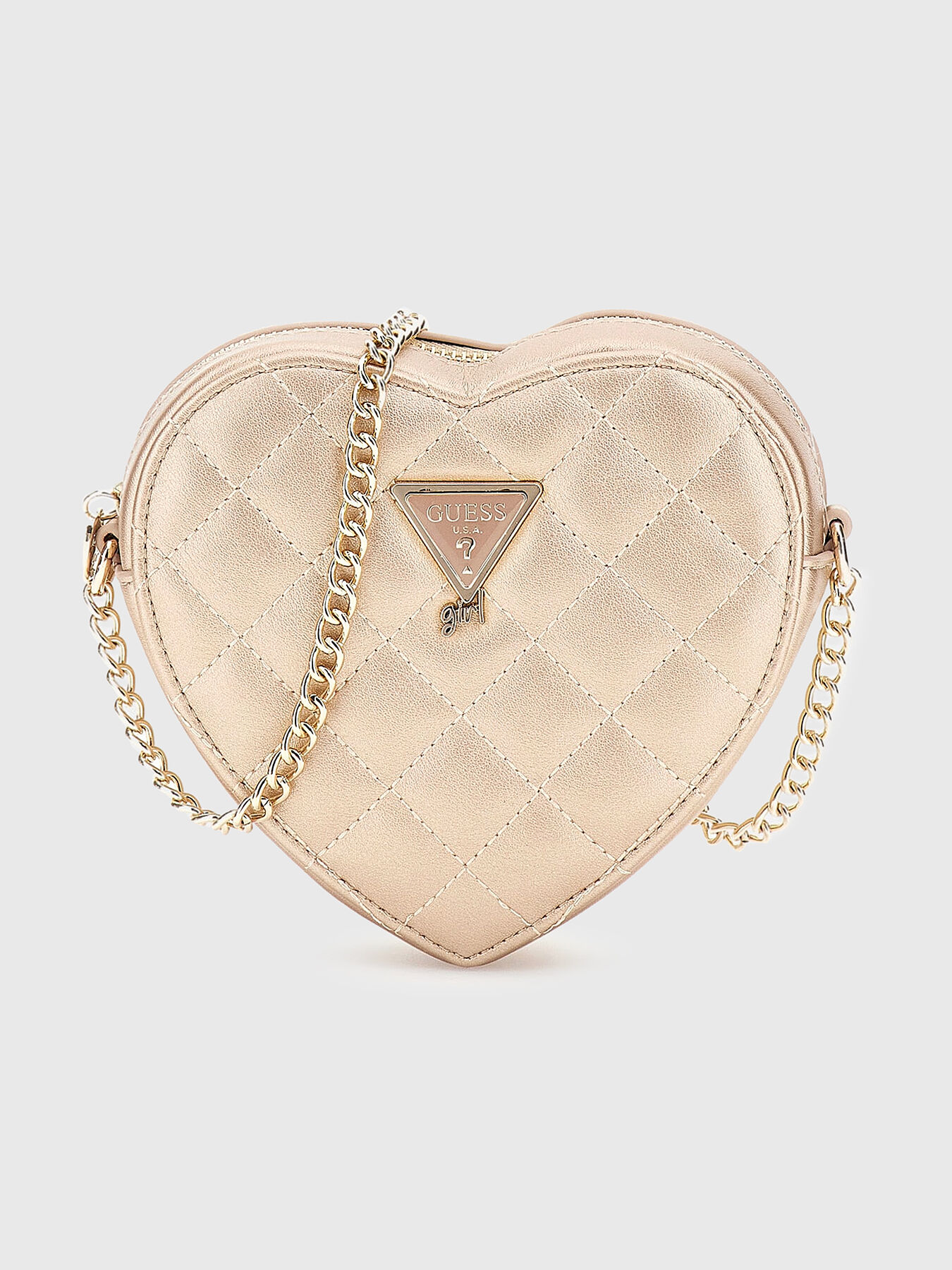 Faux leather heart bag brand GUESS Globalbrandsstore en