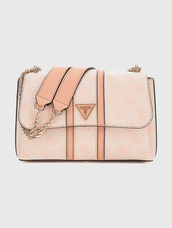 NOREEN black bag with monogram print - 1