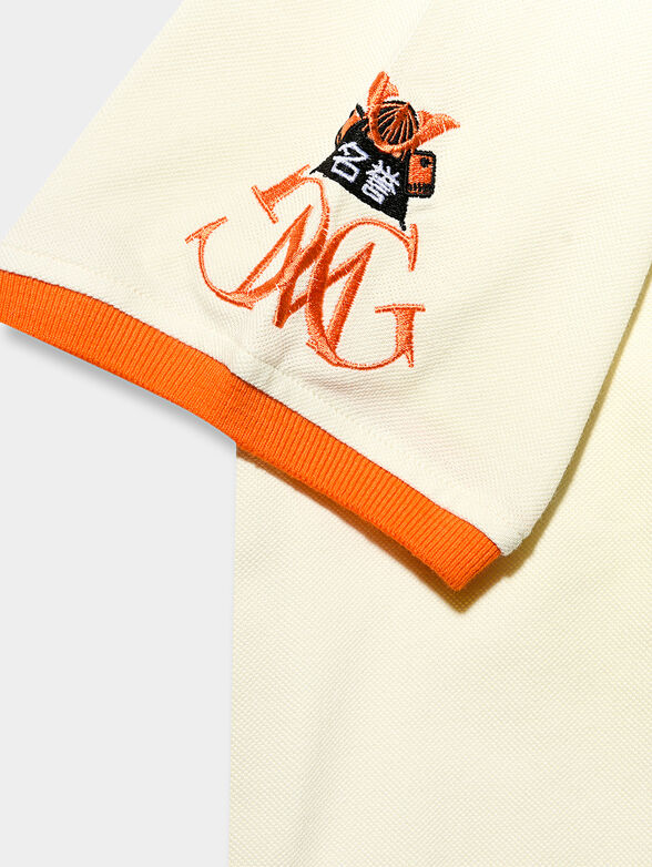 PS010 Cotton polo shirt with Japanese details - 4