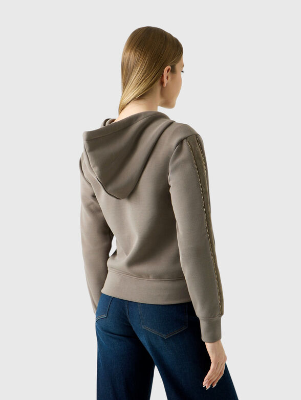 Rhinestones scuba  sweatshirt - 2