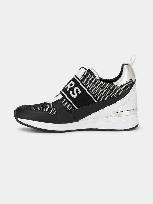 MAVEN black sneakers with white accents - 4