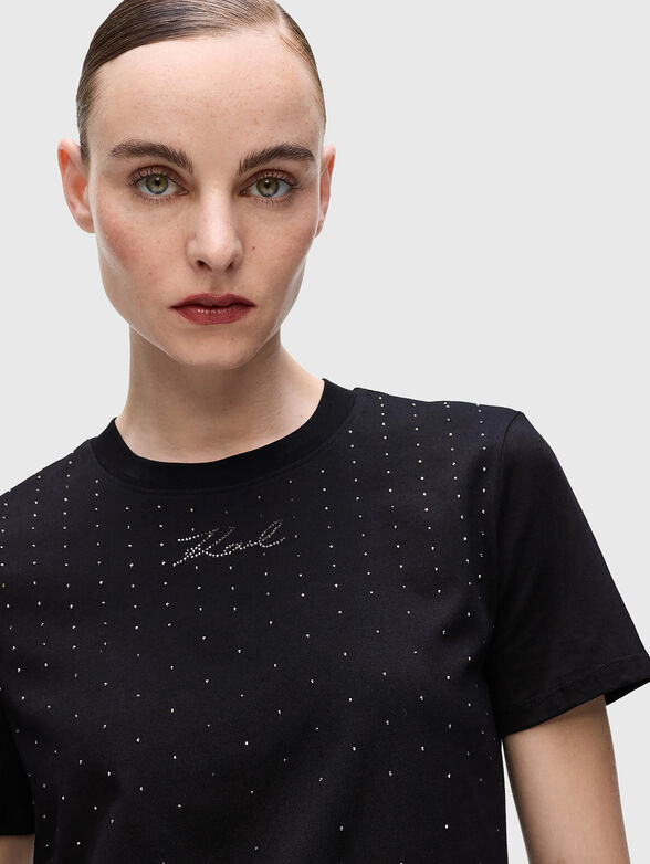Rhinestone T-shirt - 4