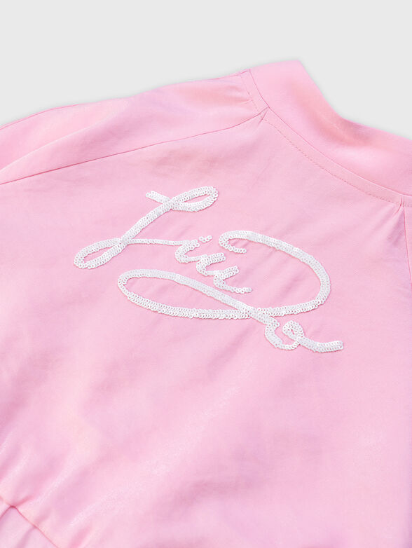 Bomber jacket in pink - 3