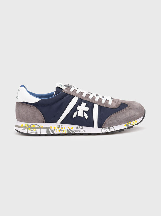 LUCY textile and suede sneakers - 1