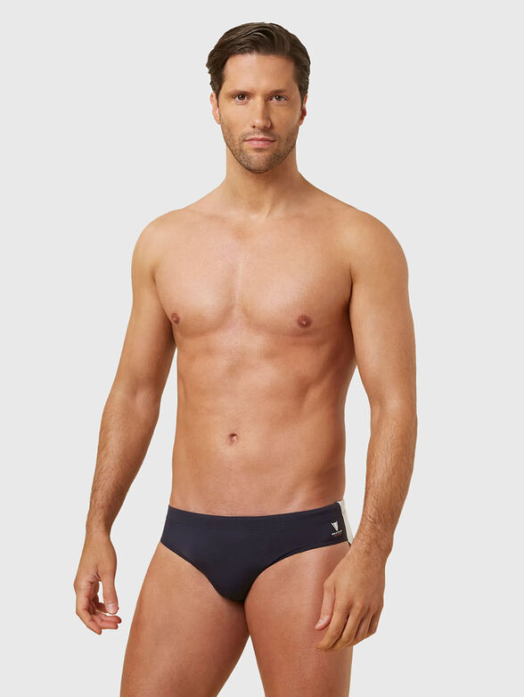 RS 21 dark blue swimwear with contrast detail - 4