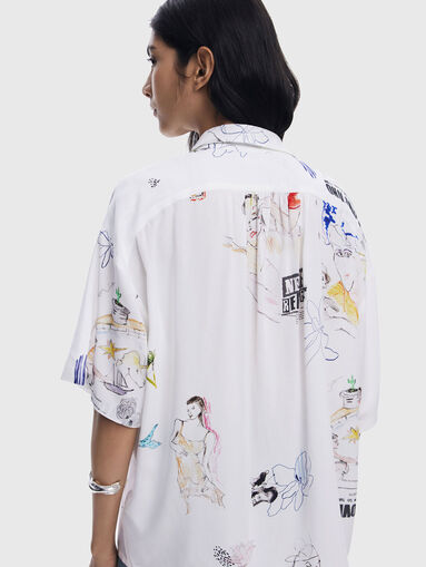 Shirt with accent print - 5