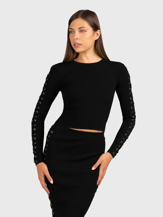 Ribbed cropped sweater