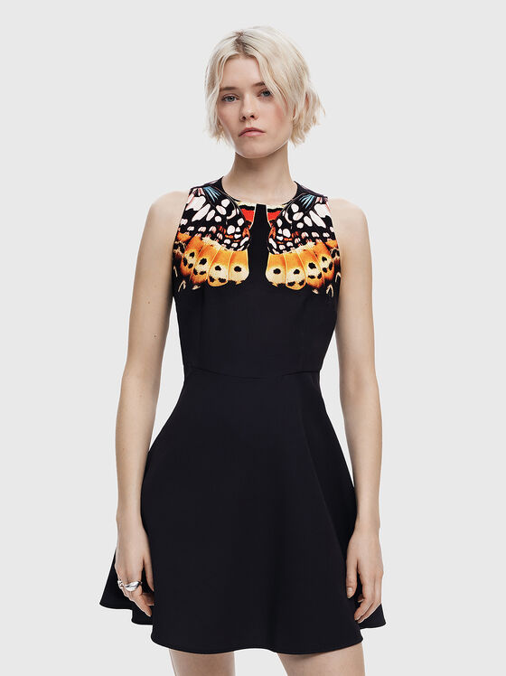 Dress with multi-colored details - 1