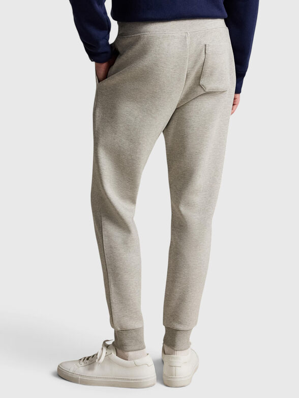 Sports trousers with embroidered logo - 2