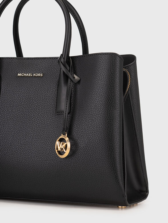 Black leather bag - 5