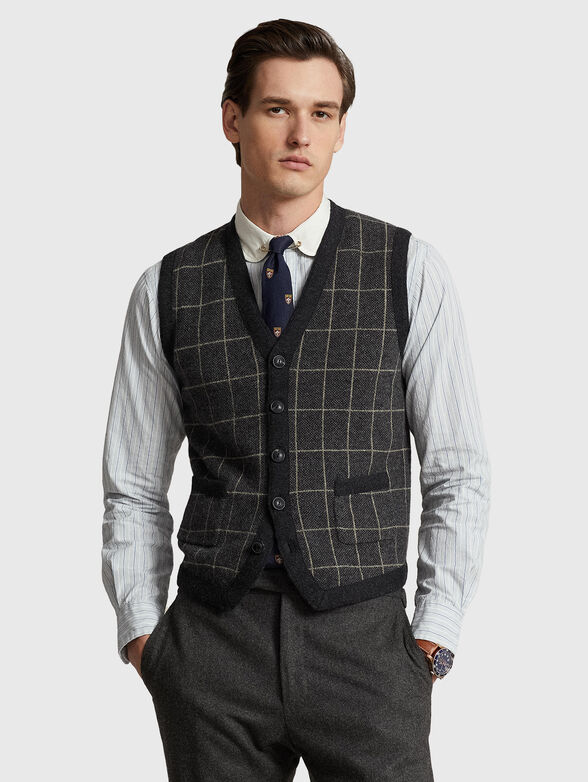 Wool-blend vest  - 1