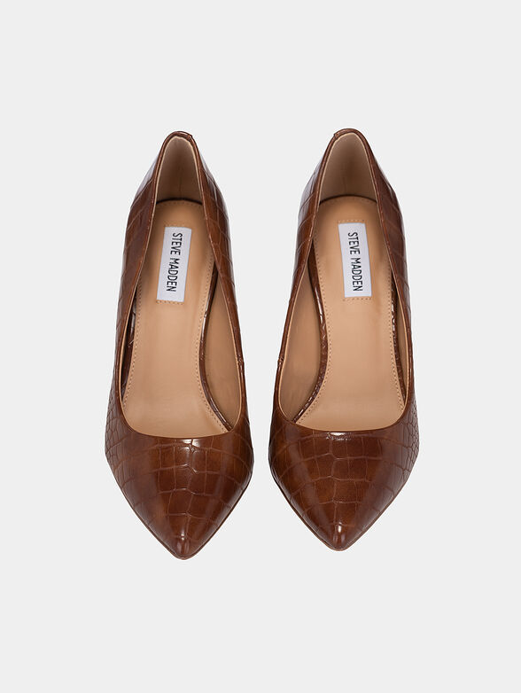 LILLIE shoes with croc texture - 6