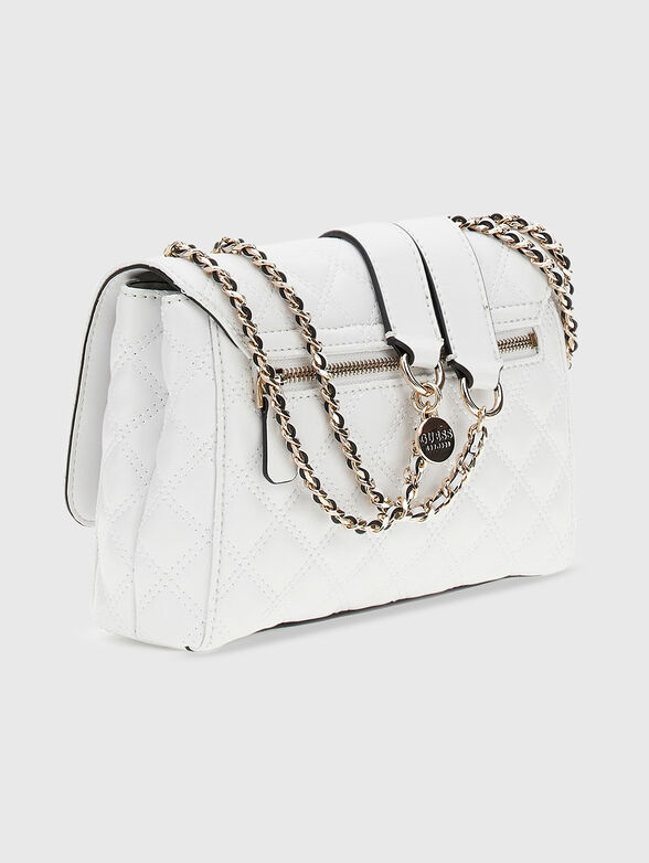 GIULLY bag with quilted effect in beige - 2