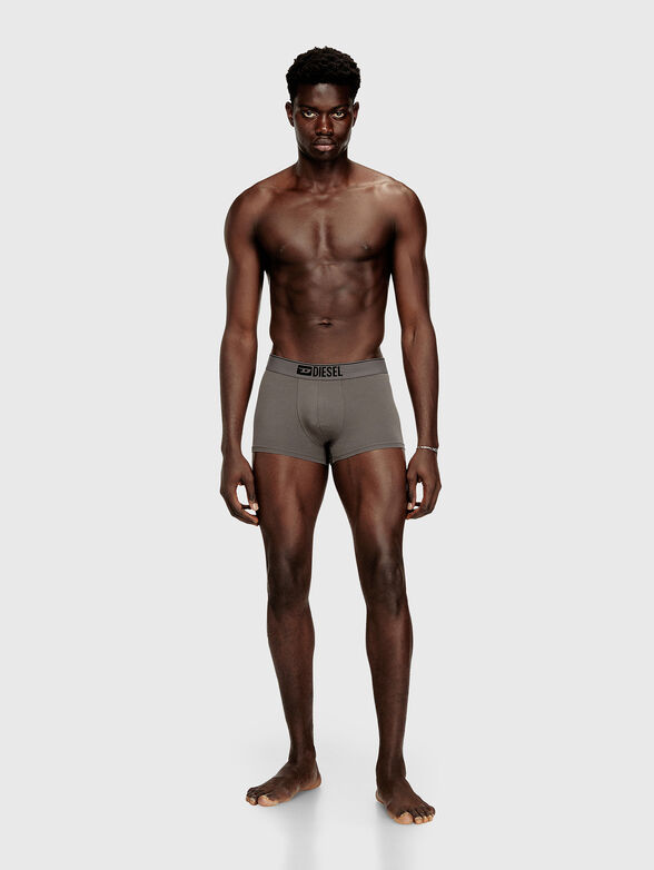 Set of three pairs of boxer shorts with a logo - 4