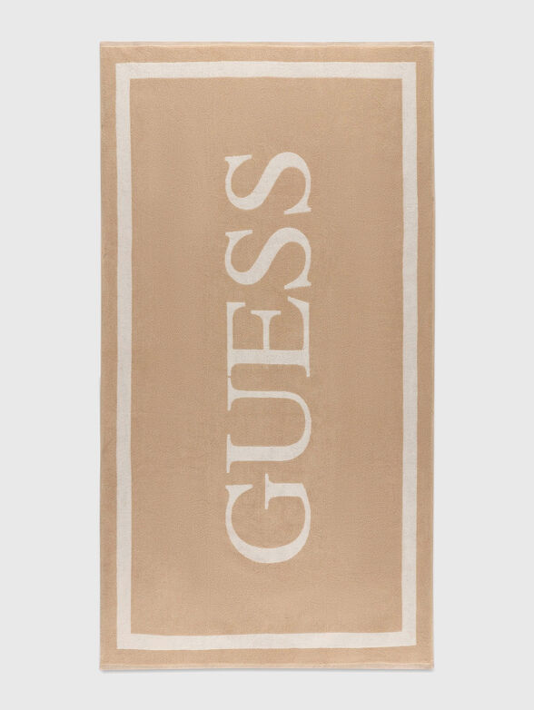 Beige beach towel - 1