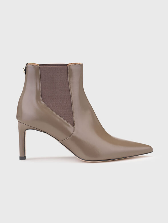 Leather heeled boots - 1