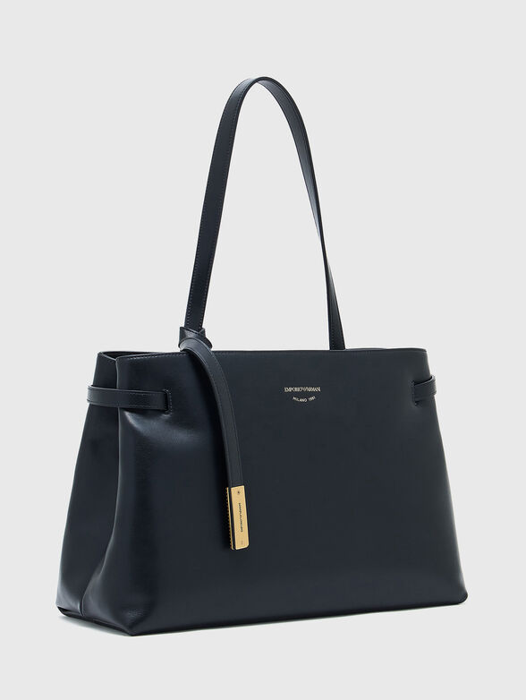 Beige bag with gold accents - 3