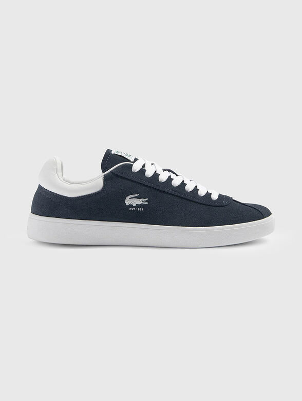 BASESHOT black suede sneakers - 1